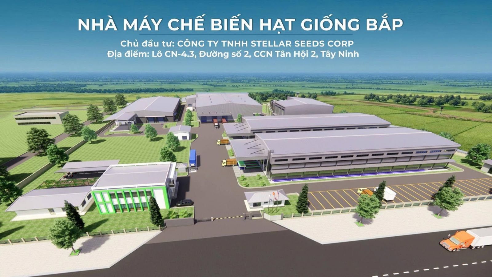 Hình ảnh dự án Nhà máy chế biến hạt giống Tây Ninh